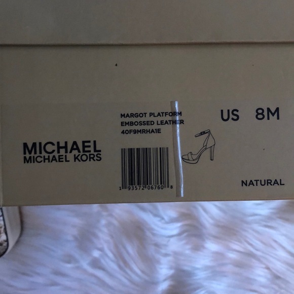 MICHAEL by Michael Kors snakeskin strapping heels - Picture 8 of 9